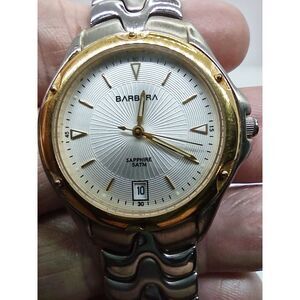 Barbera Sapphire Crystal Date Vintage 1379 Watch